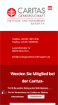 Mobile Screenshot of caritas-gemeinschaft-bayern.de