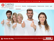 Tablet Screenshot of caritas-gemeinschaft-bayern.de